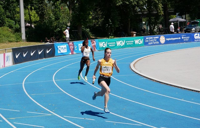 Katharina Rupp vom TSV Nördlingen startet im National-Trikot