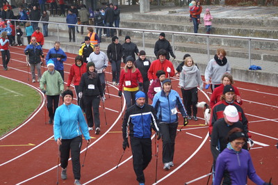 Jedermannslauf Mönchsdeggingen Start Walkingstrecke